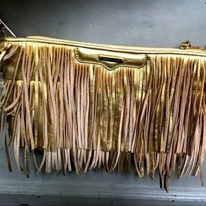 Rebecca minkoff purse with gold chain